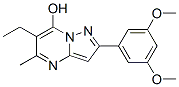 (9CI)-2-(3,5-二甲氧基苯基)-6-乙基-5-甲基-吡唑并[1,5-a]嘧啶-7-醇結(jié)構(gòu)式_606116-52-3結(jié)構(gòu)式