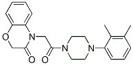 (9ci)-1-[(2,3-二氫-3-氧代-4H-1,4-苯并噁嗪-4-基)乙?；鵠-4-(2,3-二甲基苯基)-哌嗪結(jié)構(gòu)式_606118-30-3結(jié)構(gòu)式