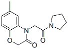 (9ci)-1-[(2,3-二氫-6-甲基-3-氧代-4H-1,4-苯并噁嗪-4-基)乙酰基]-吡咯烷結(jié)構(gòu)式_606119-43-1結(jié)構(gòu)式