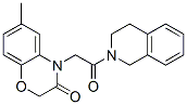 (9ci)-2-[(2,3-二氫-6-甲基-3-氧代-4H-1,4-苯并噁嗪-4-基)乙?；鵠-1,2,3,4-四氫-異喹啉結(jié)構(gòu)式_606119-69-1結(jié)構(gòu)式