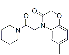 (9ci)-1-[(2,3-二氫-2,6-二甲基-3-氧代-4H-1,4-苯并噁嗪-4-基)乙?；鵠-哌啶結(jié)構(gòu)式_606119-94-2結(jié)構(gòu)式