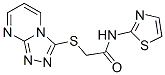 (9ci)-n-2-噻唑-2-(1,2,4-噻唑并[4,3-a]嘧啶-3-基硫代)-乙酰胺結(jié)構(gòu)式_606121-67-9結(jié)構(gòu)式