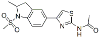 (9ci)-n-[4-[2,3-二氫-2-甲基-1-(甲基磺?；?-1H-吲哚-5-基]-2-噻唑]-乙酰胺結(jié)構(gòu)式_606121-97-5結(jié)構(gòu)式