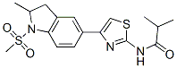 (9CI)-N-[4-[2,3-二氫-2-甲基-1-(甲基磺?；?-1H-吲哚-5-基]-2-噻唑]-2-甲基-丙酰胺結(jié)構(gòu)式_606121-98-6結(jié)構(gòu)式