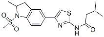 (9ci)-n-[4-[2,3-二氫-2-甲基-1-(甲基磺酰基)-1H-吲哚-5-基]-2-噻唑]-3-甲基-丁酰胺結(jié)構(gòu)式_606121-99-7結(jié)構(gòu)式