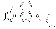 (9ci)-2-[[4-(3,5-二甲基-1H-吡唑-1-基)-1-二氮雜萘]硫代]-乙酰胺結(jié)構(gòu)式_606122-21-8結(jié)構(gòu)式