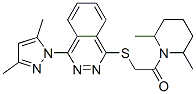 (9ci)-1-[[[4-(3,5-二甲基-1H-吡唑-1-基)-1-二氮雜萘]硫代]乙?；鵠-2,6-二甲基-哌啶結(jié)構(gòu)式_606122-46-7結(jié)構(gòu)式