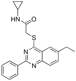 (9ci)-n-環(huán)丙基-2-[(6-乙基-2-苯基-4-喹唑啉)硫代]-乙酰胺結(jié)構(gòu)式_606131-70-8結(jié)構(gòu)式