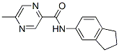 (9CI)-N-(2,3-二氫-1H-茚-5-基)-5-甲基-吡嗪羧酰胺結(jié)構(gòu)式_606132-20-1結(jié)構(gòu)式