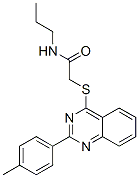 (9ci)-2-[[2-(4-甲基苯基)-4-喹唑啉]硫代]-n-丙基-乙酰胺結(jié)構(gòu)式_606132-30-3結(jié)構(gòu)式
