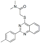 (9ci)-N,N-二甲基-2-[[2-(4-甲基苯基)-4-喹唑啉]硫代]-乙酰胺結(jié)構(gòu)式_606132-32-5結(jié)構(gòu)式