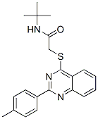 (9ci)-n-(1,1-二甲基乙基)-2-[[2-(4-甲基苯基)-4-喹唑啉]硫代]-乙酰胺結(jié)構(gòu)式_606132-33-6結(jié)構(gòu)式