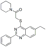 (9ci)-1-[[(6-乙基-2-苯基-4-喹唑啉)硫代]乙?；鵠-哌啶結(jié)構(gòu)式_606132-48-3結(jié)構(gòu)式