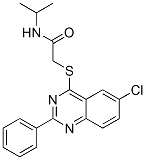 (9ci)-2-[(6-氯-2-苯基-4-喹唑啉)硫代]-n-(1-甲基乙基)-乙酰胺結(jié)構(gòu)式_606132-55-2結(jié)構(gòu)式