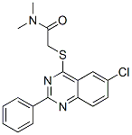 (9ci)-2-[(6-氯-2-苯基-4-喹唑啉)硫代]-N,N-二甲基-乙酰胺結(jié)構(gòu)式_606132-58-5結(jié)構(gòu)式