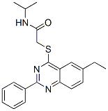 (9ci)-2-[(6-乙基-2-苯基-4-喹唑啉)硫代]-n-(1-甲基乙基)-乙酰胺結(jié)構(gòu)式_606134-60-5結(jié)構(gòu)式