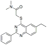 (9ci)-2-[(6-乙基-2-苯基-4-喹唑啉)硫代]-N,N-二甲基-乙酰胺結構式_606134-62-7結構式