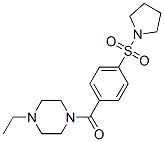 (9ci)-1-乙基-4-[4-(1-吡咯烷磺?；?苯甲?；鵠-哌嗪結(jié)構(gòu)式_606135-77-7結(jié)構(gòu)式