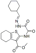 (9ci)-2-[[[(環(huán)己基亞甲基)肼基]氧代乙?；鵠氨基]-4,5,6,7-四氫-苯并[b]噻吩-3-羧酸甲酯結(jié)構(gòu)式_606484-66-6結(jié)構(gòu)式