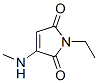 1H-pyrrole-2,5-dione, 1-ethyl-3-(methylamino)-(9ci) Structure,607692-32-0Structure
