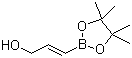 (E)-3-(4,4,5,5-四甲基-1,3,2-二噁硼烷-2-基)-2-丙烯-1-醇結(jié)構(gòu)式_608534-39-0結(jié)構(gòu)式