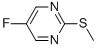 Pyrimidine, 5-fluoro-2-(methylthio)- (7ci,8ci) Structure,6090-37-5Structure