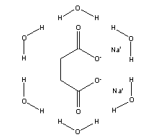 Disodium succinate hexahydrateStructure,6106-21-4Structure Disodium succinate hexahydrate Structure,6106-21-4Structure