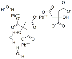 Lead(II) citrate trihydrateStructure,6107-83-1Structure Lead(II) citrate trihydrate Structure,6107-83-1Structure