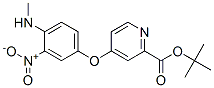 4-[4-(甲氨基)-3-硝基苯氧基]-2-吡啶羧酸-1,1-二甲基乙酯結(jié)構(gòu)式_611225-63-9結(jié)構(gòu)式