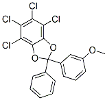 4,5,6,7-Tetrachloro-2-(3-methoxyphenyl)-2-phenyl-1,3-benzodioxoleStructure,61233-45-2Structure 4,5,6,7-Tetrachloro-2-(3-methoxyphenyl)-2-phenyl-1,3-benzodioxole Structure,61233-45-2Structure