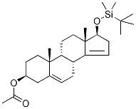 3-O-acetyl-17-o-tert-butyldimethylsilyl 5,14-androstadiene-3beta,17beta-diolStructure,61252-31-1Structure 3-O-acetyl-17-o-tert-butyldimethylsilyl 5,14-androstadiene-3beta,17beta-diol Structure,61252-31-1Structure