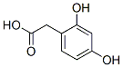 2,4-二羥基苯乙酸結(jié)構(gòu)式_614-82-4結(jié)構(gòu)式