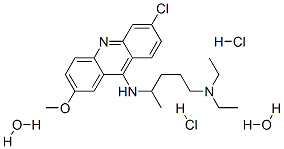 Mepacrine hydrochlorideStructure,6151-30-0Structure Mepacrine hydrochloride Structure,6151-30-0Structure