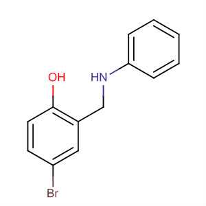 4-Bromo-2-((phenylamino)methyl)phenolStructure,61593-31-5Structure 4-Bromo-2-((phenylamino)methyl)phenol Structure,61593-31-5Structure