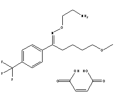 Fluvoxamine maleateStructure,61718-82-9Structure Fluvoxamine maleate Structure,61718-82-9Structure