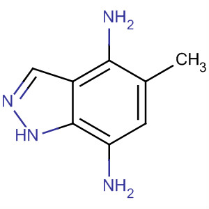 1H-indazole-4,7-diamine, 5-methyl-Structure,61920-56-7Structure 1H-indazole-4,7-diamine, 5-methyl- Structure,61920-56-7Structure