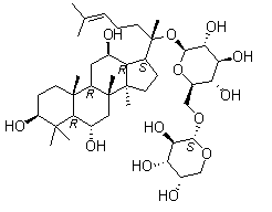 人參皂苷F3結構式_62025-50-7結構式
