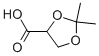 2,2-Dimethyl-1,3-dioxolane-4-carboxylic acid Structure,62075-55-2Structure