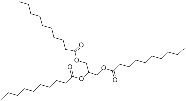 TricaprinStructure,621-71-6Structure Tricaprin Structure,621-71-6Structure