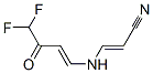 (9ci)-3-[(4,4-二氟-3-氧代-1-丁烯)氨基]-2-丙烯腈結(jié)構(gòu)式_627086-04-8結(jié)構(gòu)式