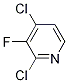 2,4-Dichloro-3-fluoropyridine Structure,628691-85-0Structure