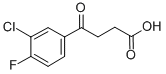 4-(3-Chloro-4-fluorophenyl)-4-oxobutyric acid Structure,62903-16-6Structure