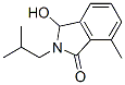 (9ci)-2,3-二氫-3-羥基-7-甲基-2-(2-甲基丙基)-1H-異吲哚-1-酮結(jié)構(gòu)式_630114-11-3結(jié)構(gòu)式