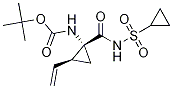 N-[(1r,2s)-1-[[(cyclopropylsulfonyl)amino]carbonyl]-2-ethenylcyclopropyl]carbamic acid 1,1-dimethylethyl ester Structure,630421-48-6Structure