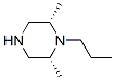 Piperazine,2,6-dimethyl-1-propyl-,(2r,6s)-rel-(9ci)Structure,63207-10-3Structure Piperazine,2,6-dimethyl-1-propyl-,(2r,6s)-rel-(9ci) Structure,63207-10-3Structure