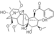 Benzoylmesaconine standard Structure,63238-67-5Structure