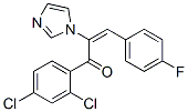(e)-(9ci)-1-(2,4-二氯苯基)-3-(4-氟苯基)-2-(1H-咪唑-1-基)-2-丙烯-1-酮結(jié)構(gòu)式_63334-79-2結(jié)構(gòu)式