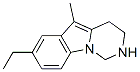 (9CI)-7-乙基-1,2,3,4-四氫-5-甲基嘧啶并[1,6-a]吲哚結(jié)構(gòu)式_635284-45-6結(jié)構(gòu)式