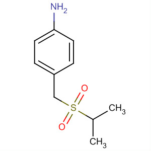 4-(異丙基磺酰基甲基)苯胺結(jié)構(gòu)式_635702-61-3結(jié)構(gòu)式