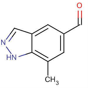 1H-indazole-5-carboxaldehyde, 7-methyl- (9ci)Structure,635712-40-2Structure 1H-indazole-5-carboxaldehyde, 7-methyl- (9ci) Structure,635712-40-2Structure